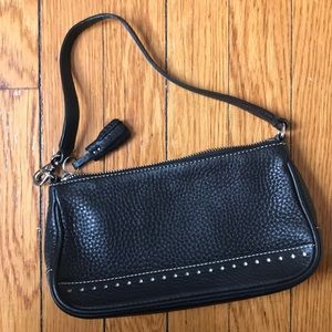 Coach Black Leather Mini Purse